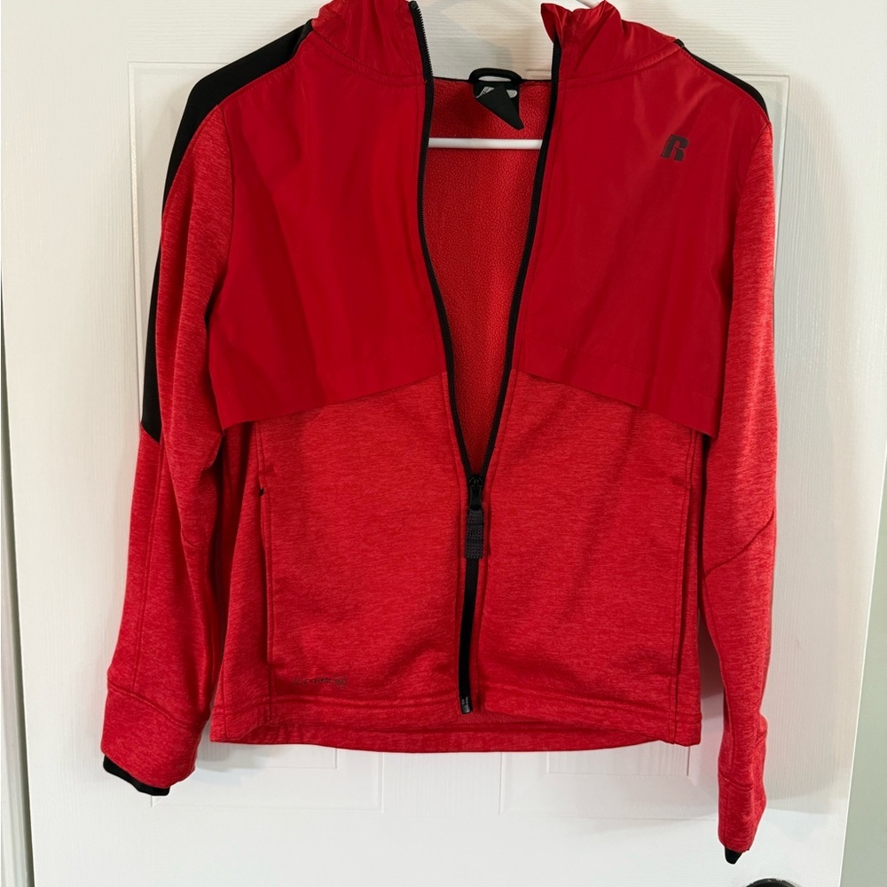 Red Zip-Up Hoodie
